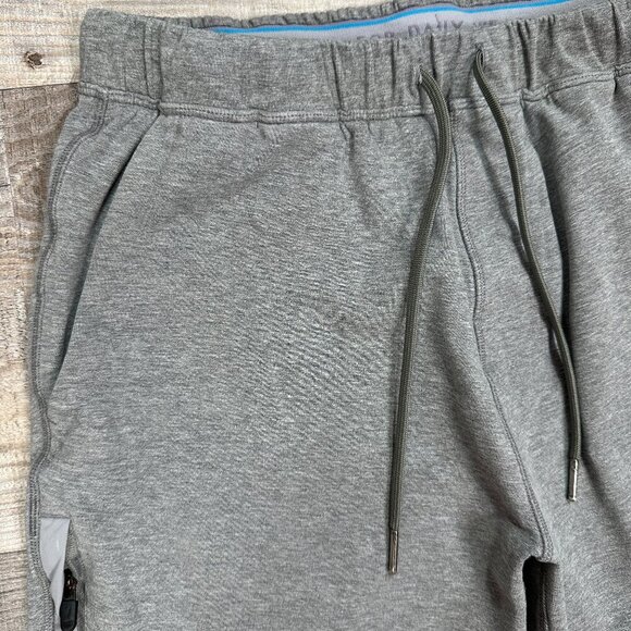 Mack Weldon Sweatpants Mens Sz M x 29" Heather Gray Tapered Drawstring Pockets - Picture 8 of 14